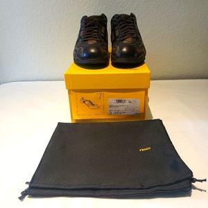 Fendi Mens Zucca Brown Sneakers
